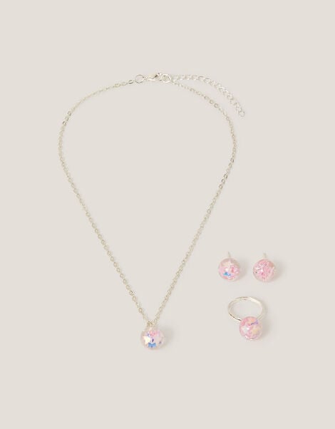 Star Confetti Bead Jewellery Set, , large