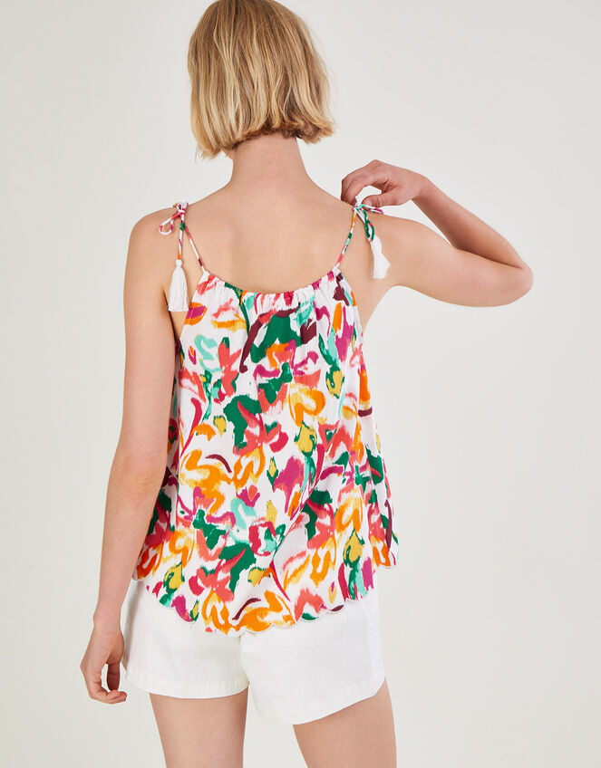 Printed Cami Top in LENZING™ ECOVERO™, Pink (PINK), large