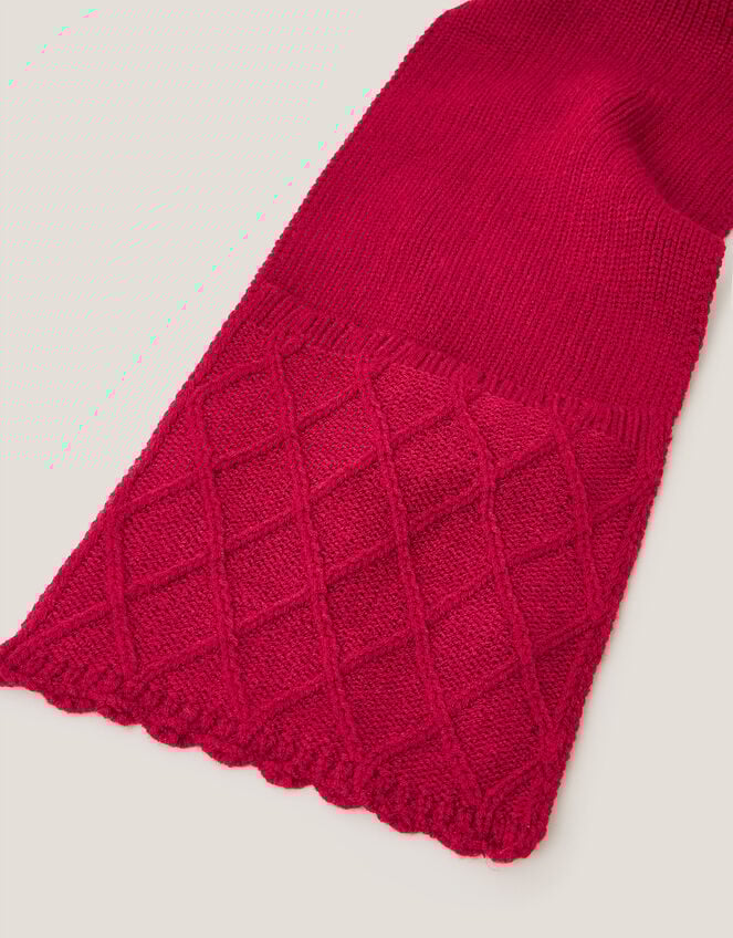 Diamond Knit Scarf, , large