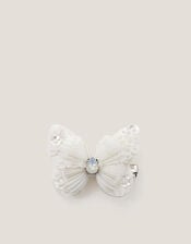 Sequin Butterfly Hair Clip, , large