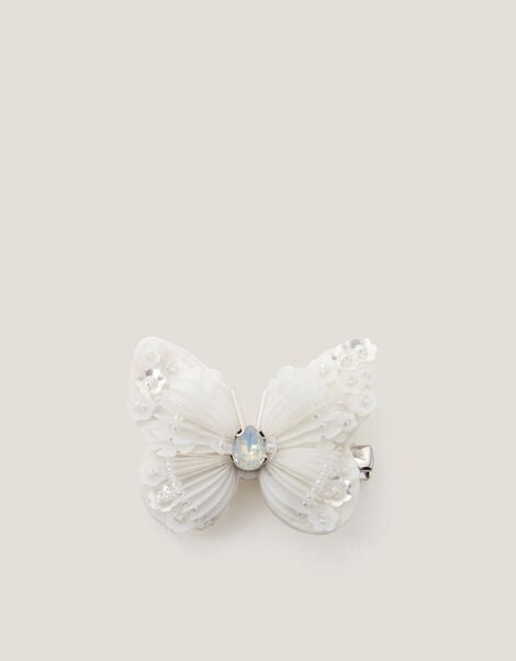 Sequin Butterfly Hair Clip, , large