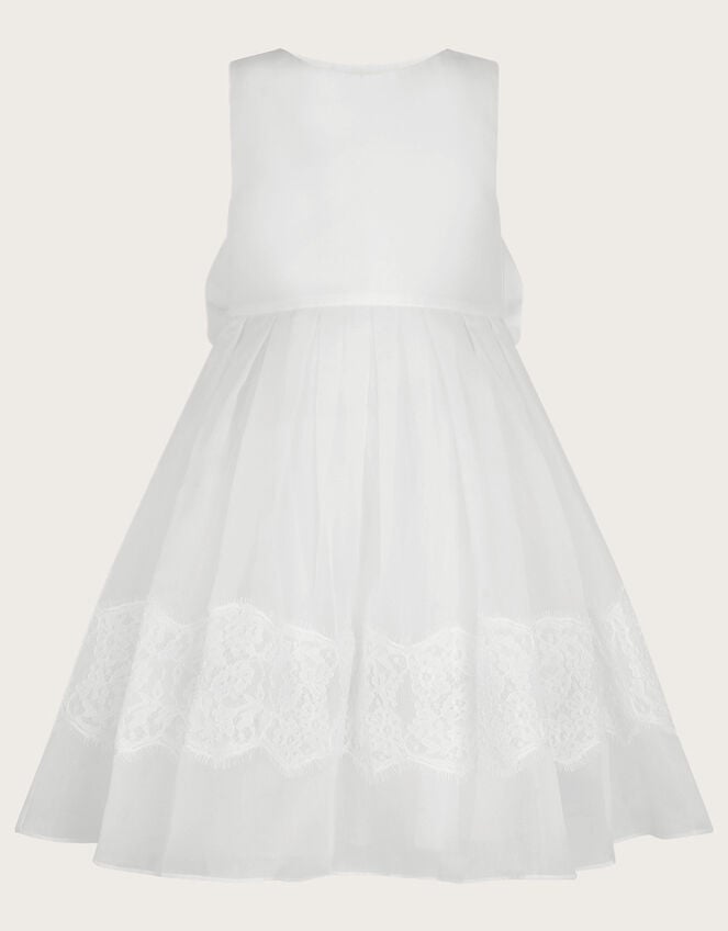 Alovette Lace Communion Dress, White (WHITE), large