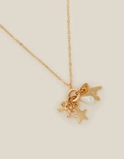 Initial Charm Necklace Set, Gold (GOLD), large