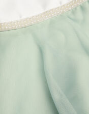 Baby Duchess Pearl Swing Dress, Green (SAGE), large