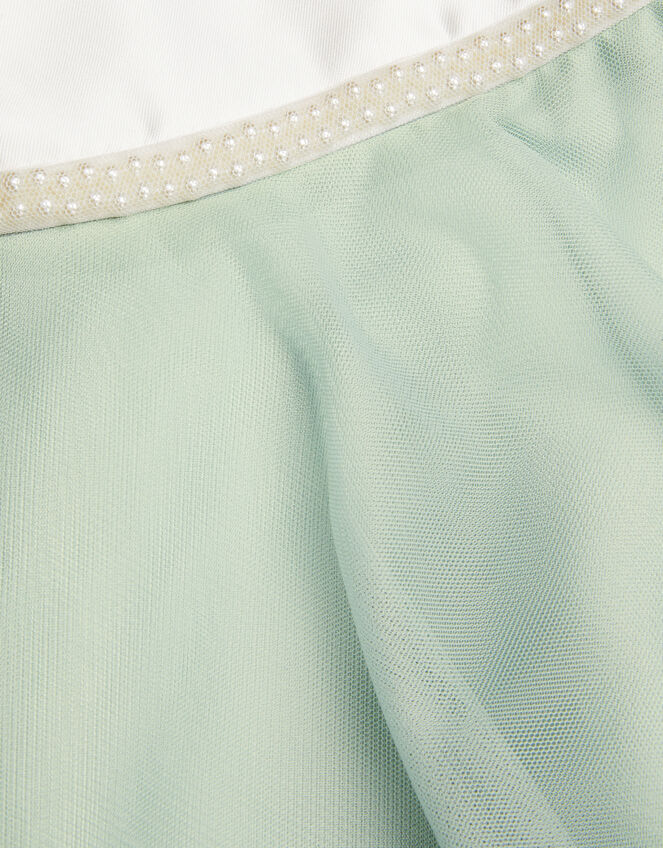 Baby Duchess Pearl Swing Dress, Green (SAGE), large