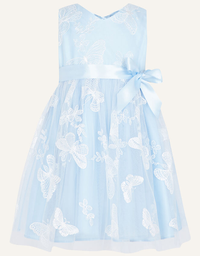 Baby Bridget Butterfly Dress, Blue (BLUE), large