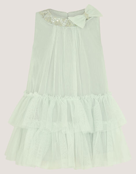 Baby Alex Sequin Swing Party Dress, Green (SAGE), large