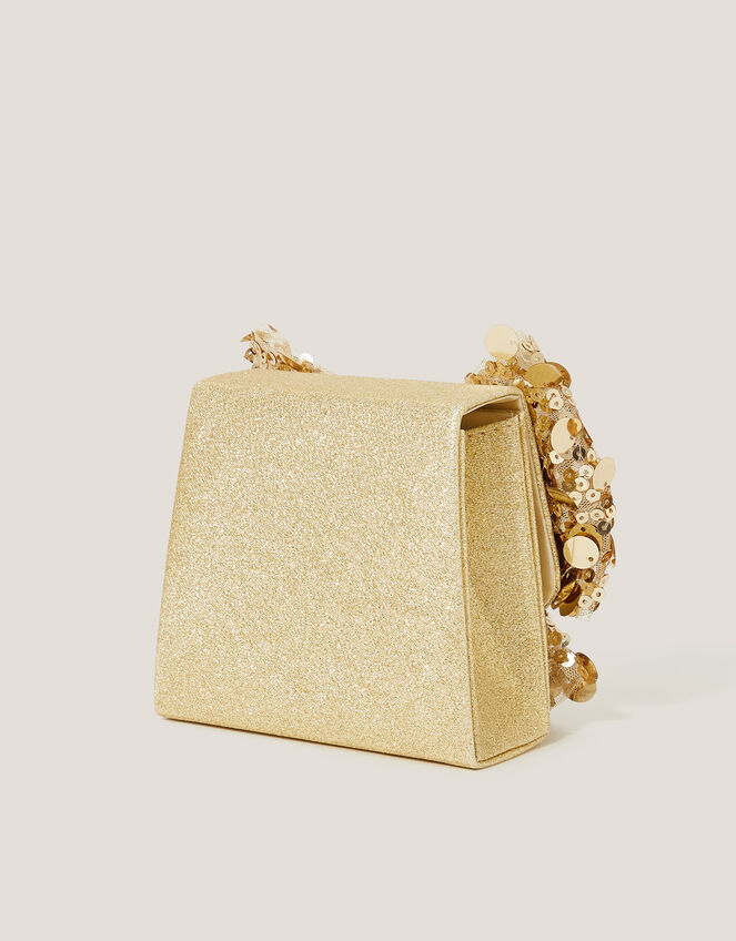 Jazzy Sequin Bow Mini Bag, , large