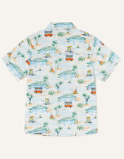 Campervan Short Sleeve Shirt, Ivory (IVORY), large