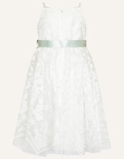 Lacey Organza Dress, Ivory (IVORY), large