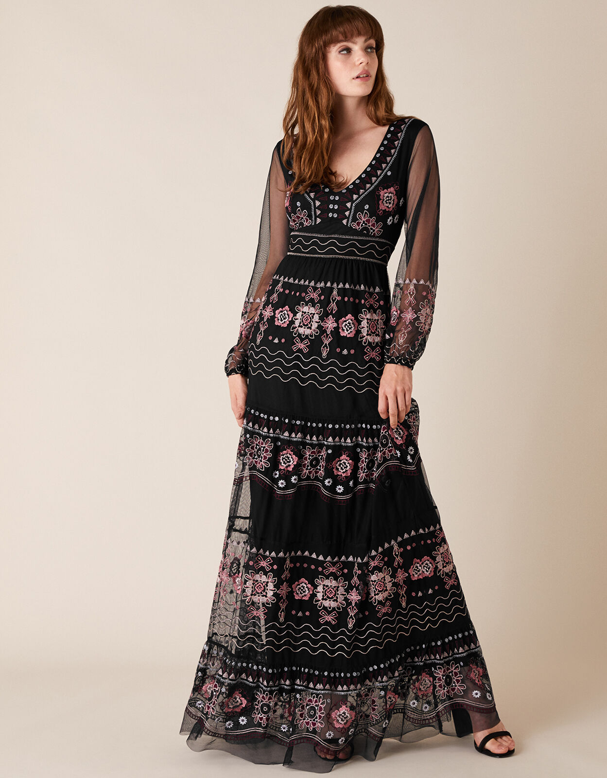 monsoon long sleeve dress