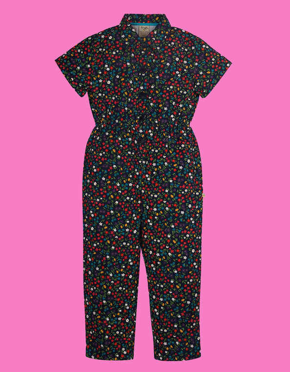Frugi Bowie Boiler Suit, Blue (NAVY), large