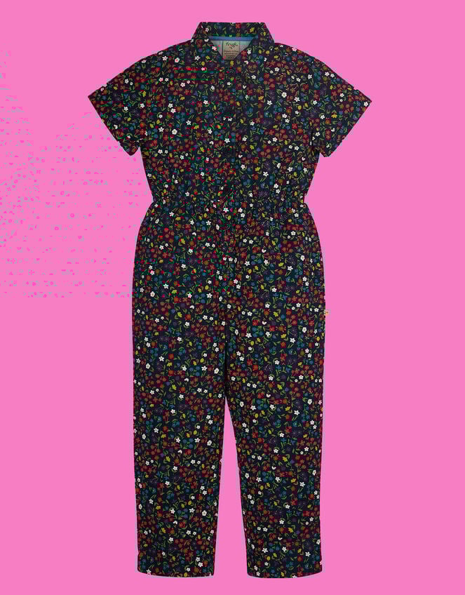 Frugi Bowie Boiler Suit, Blue (NAVY), large