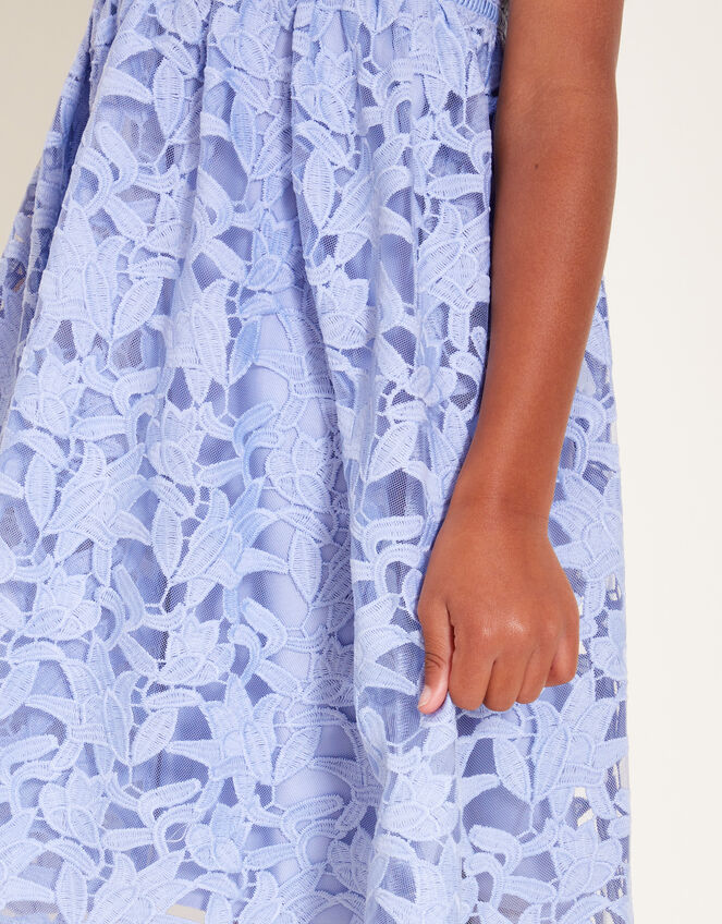 Kimberley Cutwork Lace Dress, Blue (BLUE), large