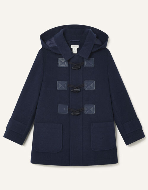 Duffle Coat , Blue (NAVY), large