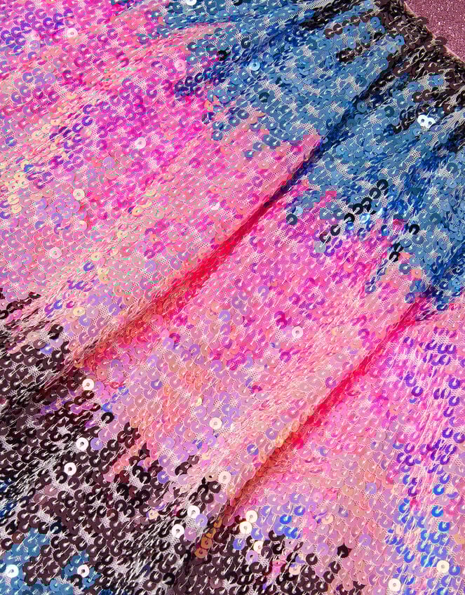 Ombr&eacute; Sequin Skirt, Multi (MULTI), large