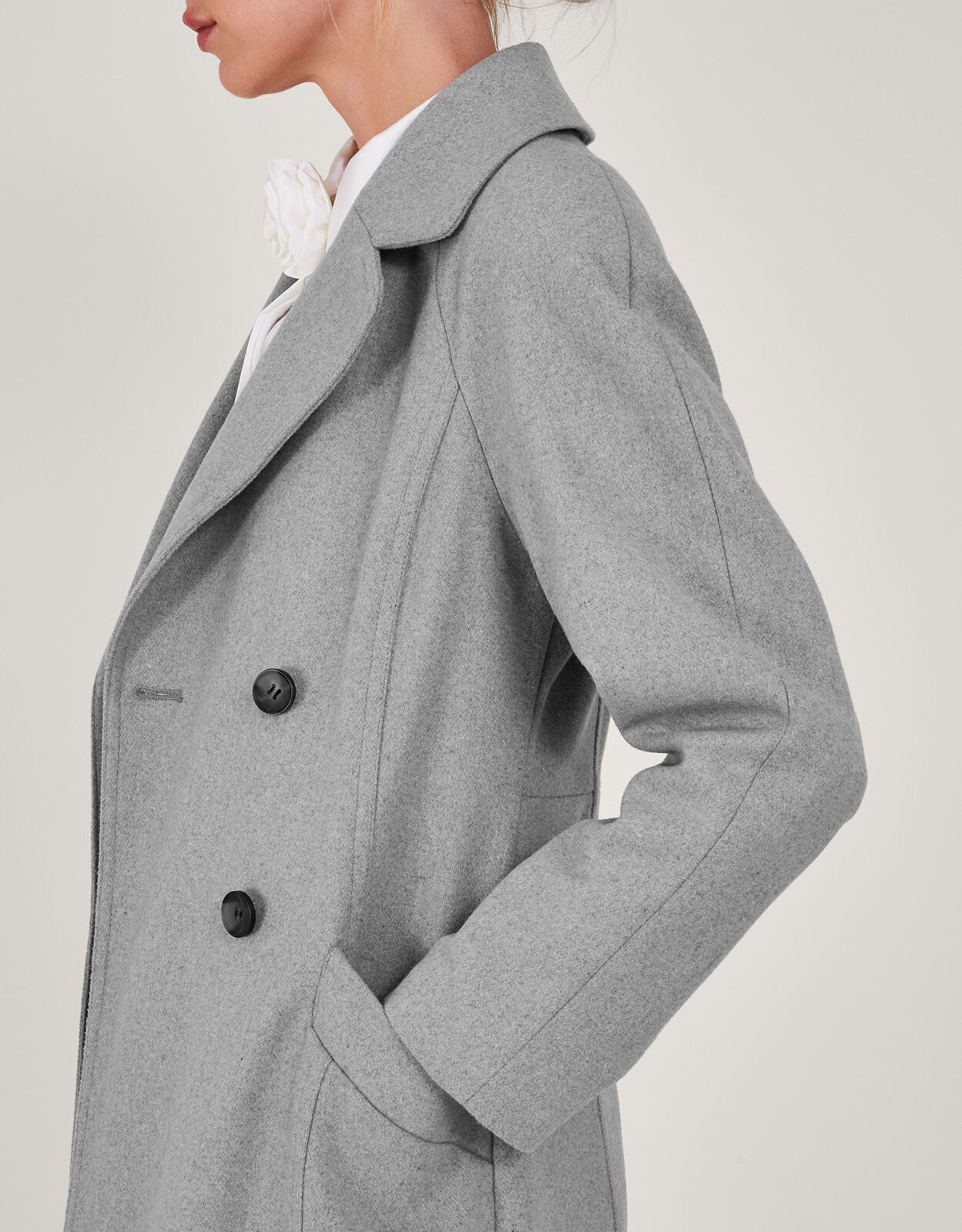Womens smart hotsell grey coat