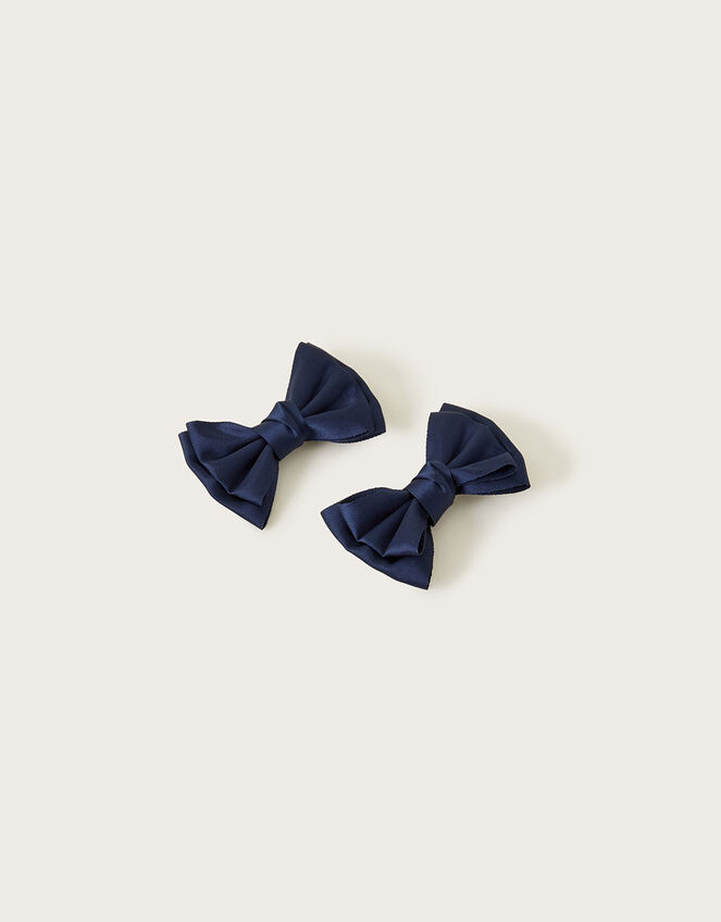 Bridesmaid Bow Hair Clip Set of Two, , large