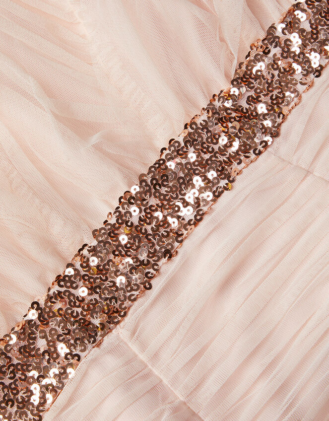 Zenaya Ruffle Prom Dress, Pink (PALE PINK), large