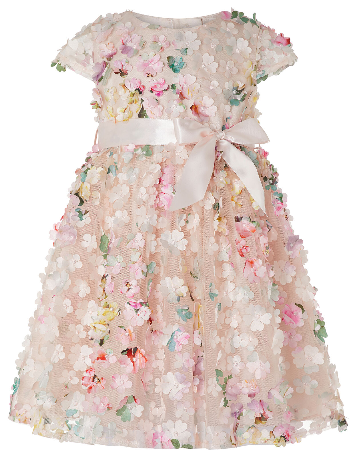 Baby Florence 3D Flower Dress Pink