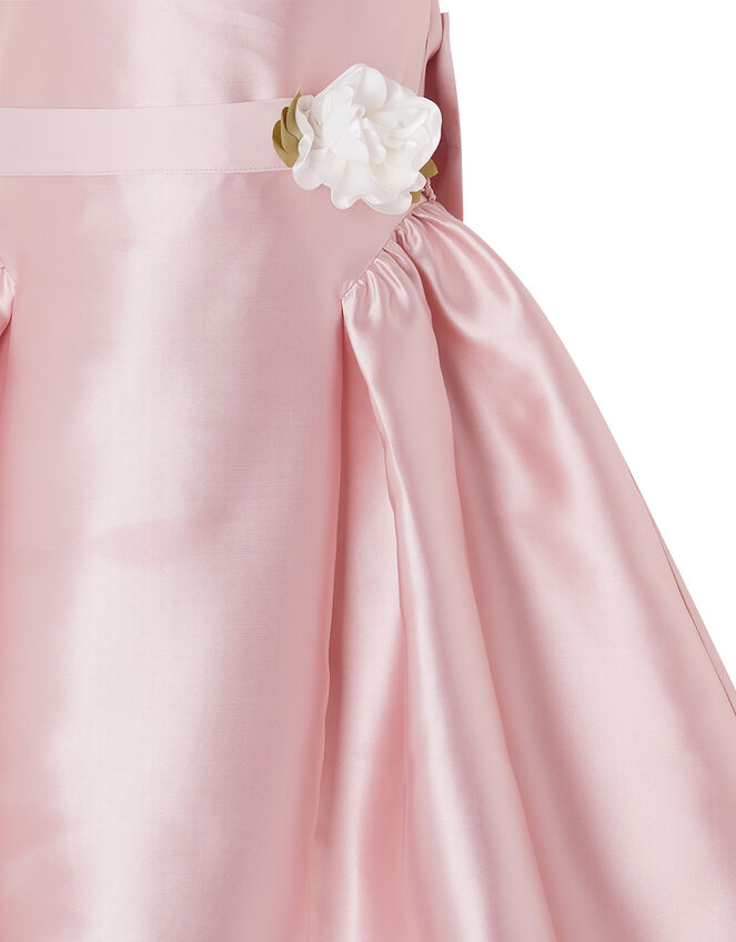 Pearl Duchess Occasion Dress in Recycled Polyester, Pink (DUSKY PINK), large