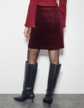 Amy Mini Skirt, Red (BURGUNDY), large