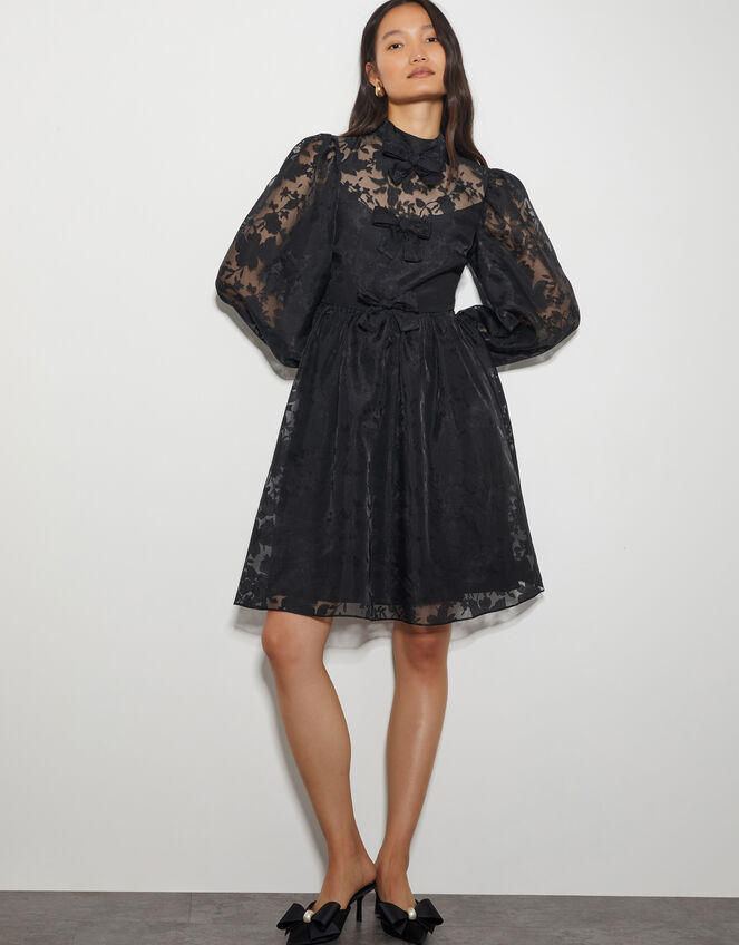 Alba Lace Detail Silky Dress