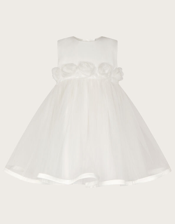 Baby Rosanna 3D Christening Dress, Ivory (IVORY), large
