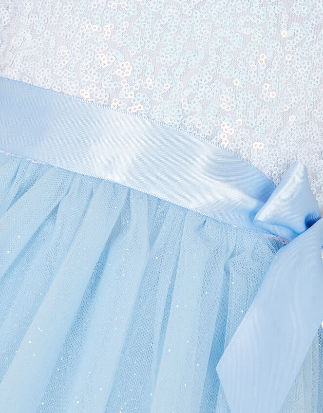 Baby Safire Sequin Tulle Dress, Blue (BLUE), large
