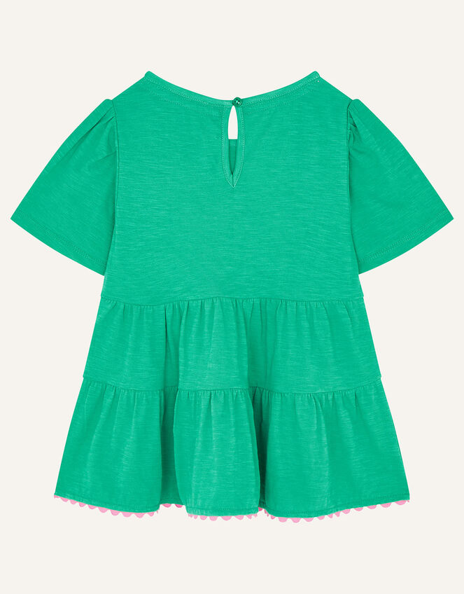 Sequin Pineapple Tiered Top, Green (GREEN), large