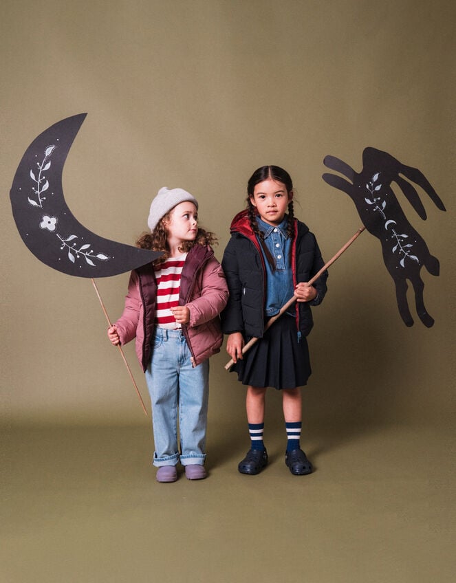 Töastie Reversible Water Repellent Puffer Jacket, Pink (PINK), large