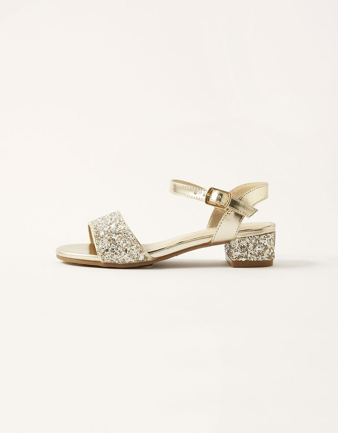 Glitter Sandals, Gold (GOLD), large
