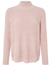 Rose Knit Jumper , Pink (PINK), large