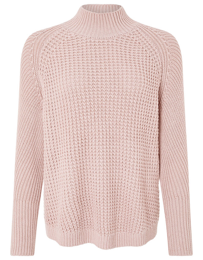 Rose Knit Jumper , Pink (PINK), large