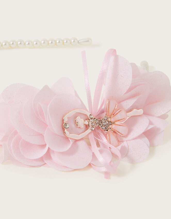 Ballerina Ruffle Bow Headband, , large