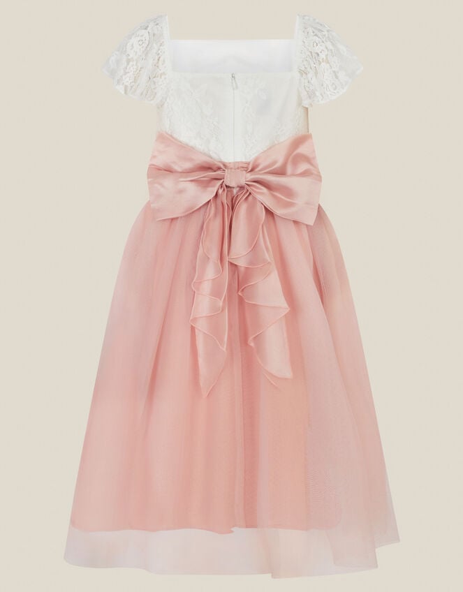 Isla Lace Tulle Bridesmaid Dress, Pink (PINK), large