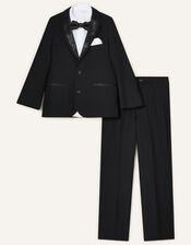 Benjamin Tuxedo Suit Set, Black (BLACK), large
