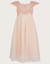 Estella Embroidered Dress, Pink (PINK), large
