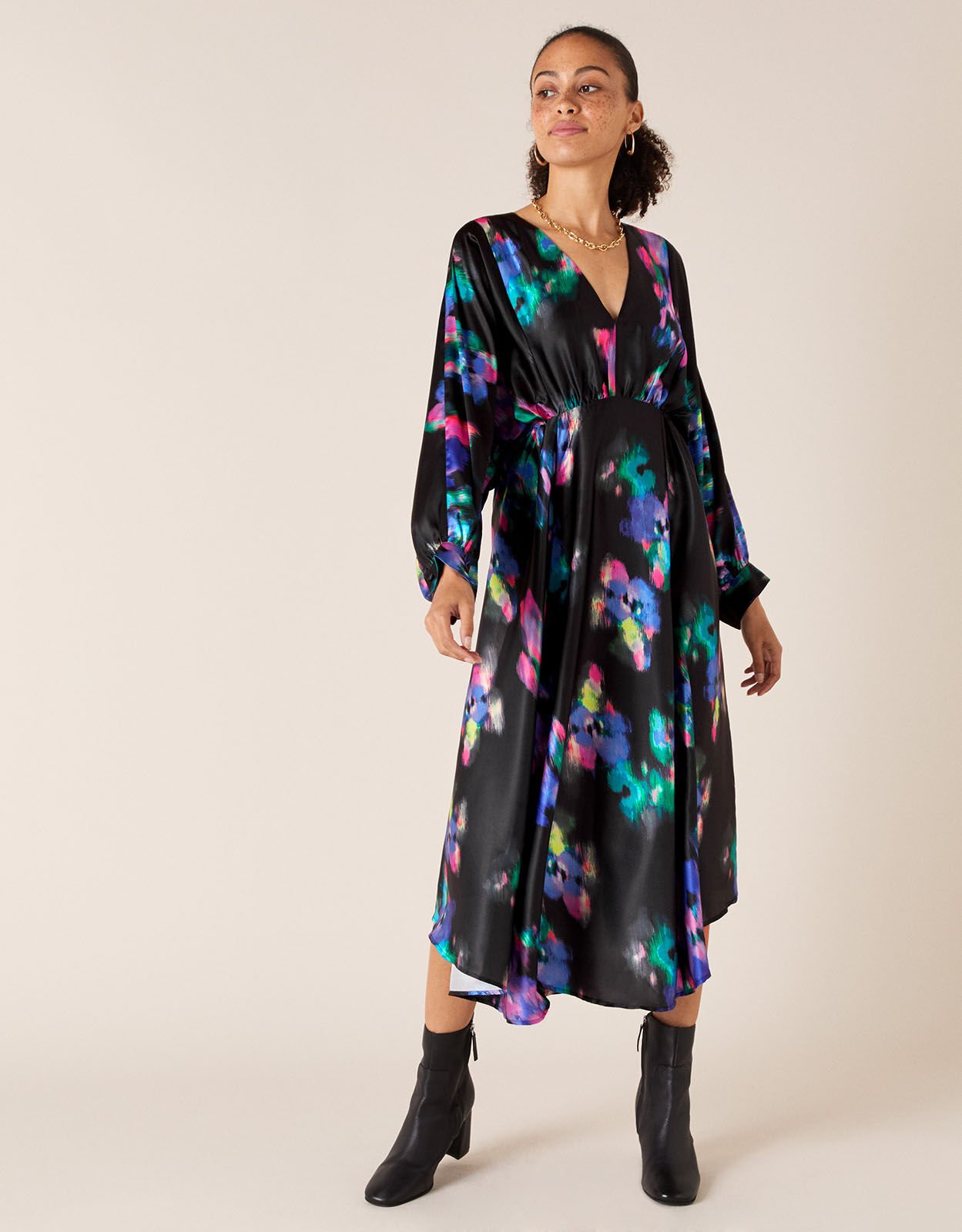 Monsoon deals satin dress