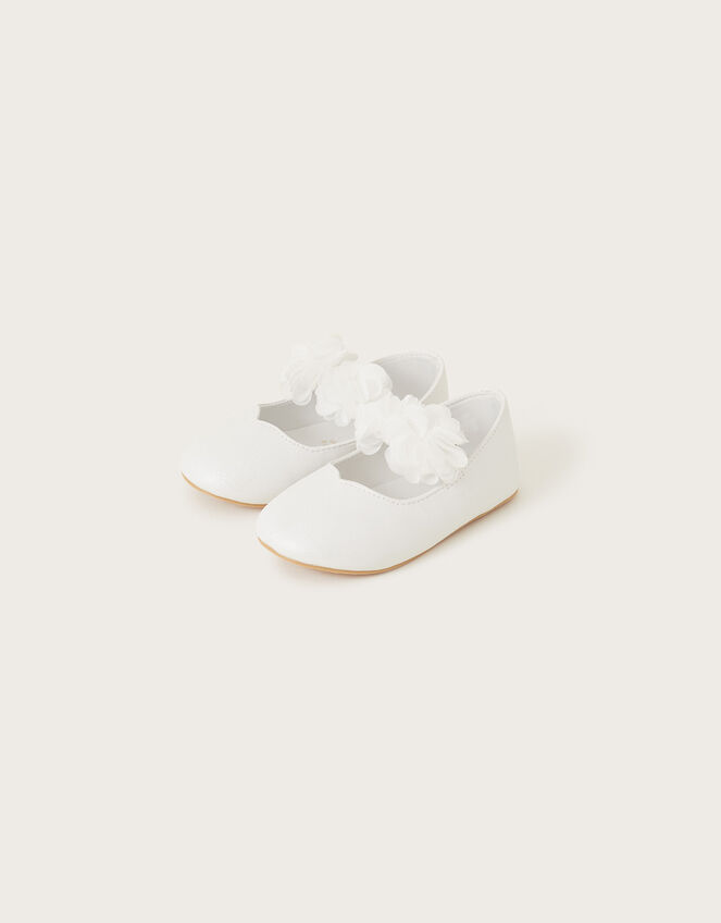 Corsage Walker Shoes, Ivory (IVORY), large