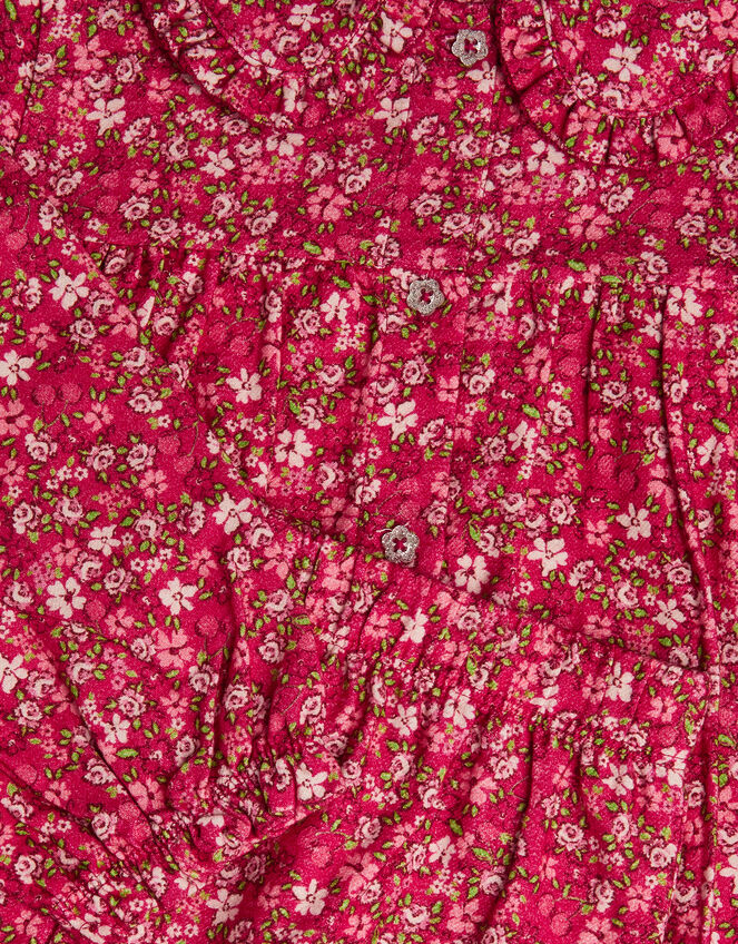 Floral Print Long Pyjama Set , Pink (PINK), large