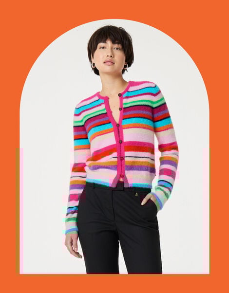 Fabienne Chapot Henry stripe Cardigan, Multi (MULTI), large