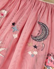 Cowboy Embroidered Tutu Skirt, Pink (PINK), large