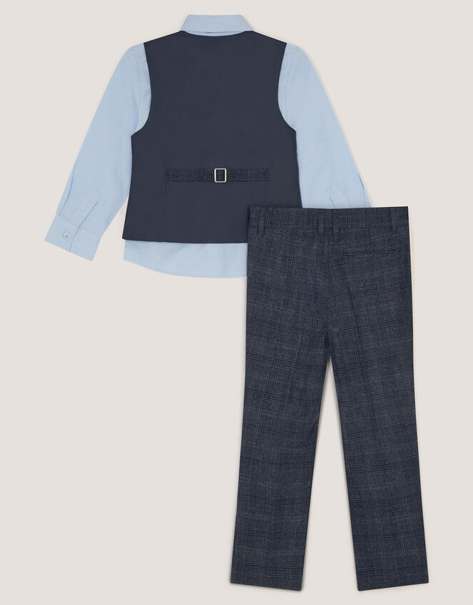 Rufus Check 4-Piece Suit, Grey (GREY), large