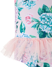 Baby Ellie Floral Tutu Swimsuit, Pink (PALE PINK), large
