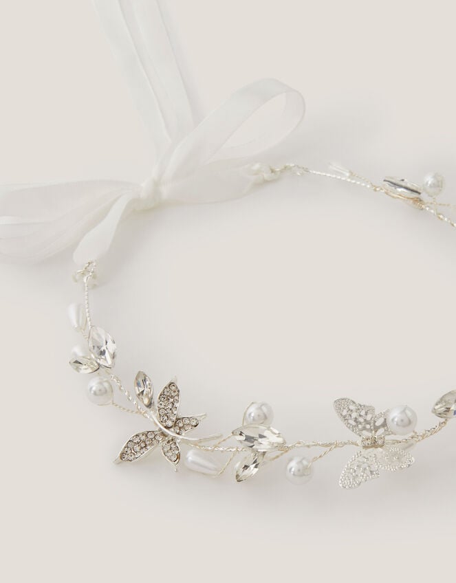 Pearl Jewel Butterfly Crown, , large