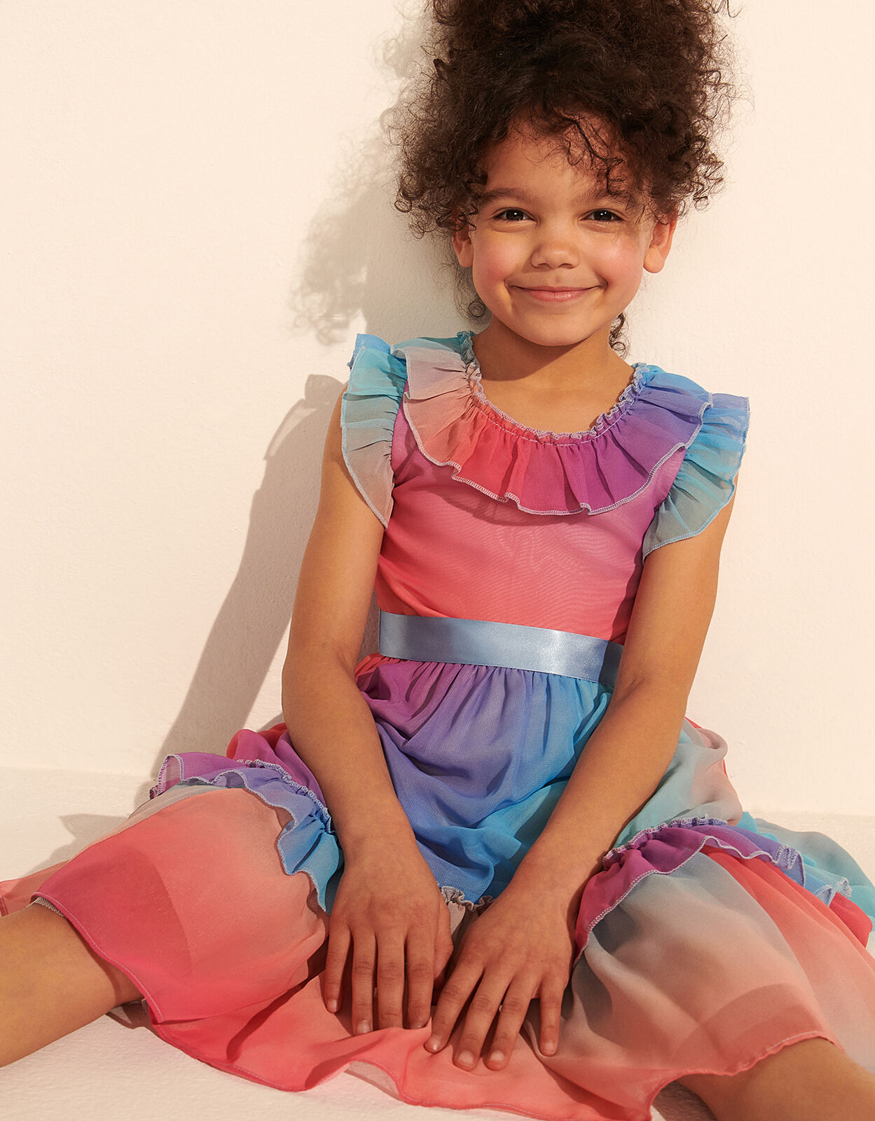 Monsoon top rainbow dress