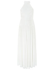 Ethel Bridal Embellished Lace Maxi Dress, Ivory (IVORY), large
