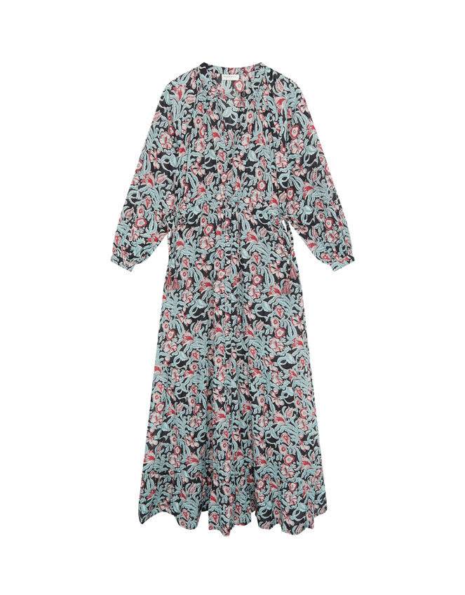 Maison Hotel Valentina Floral Maxi Dress, Multi (MULTI), large