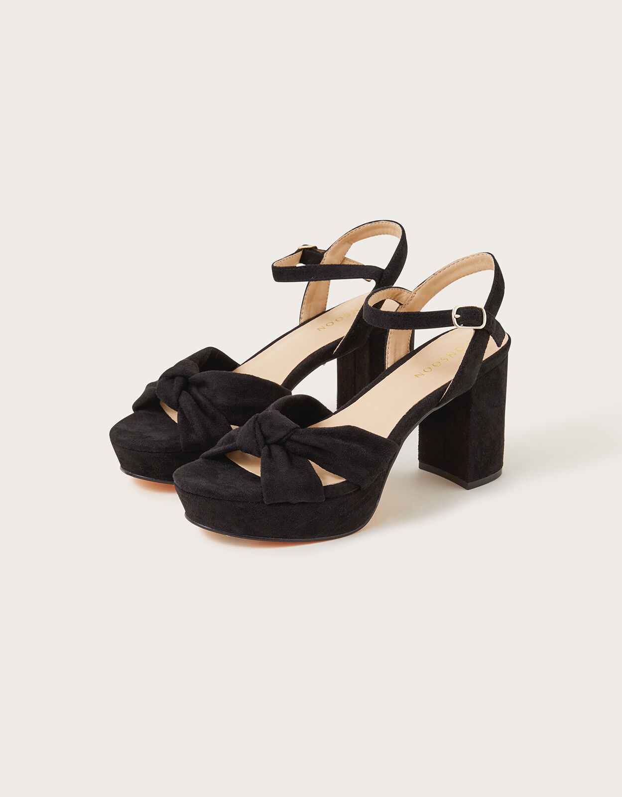 Suede platform sandals on sale